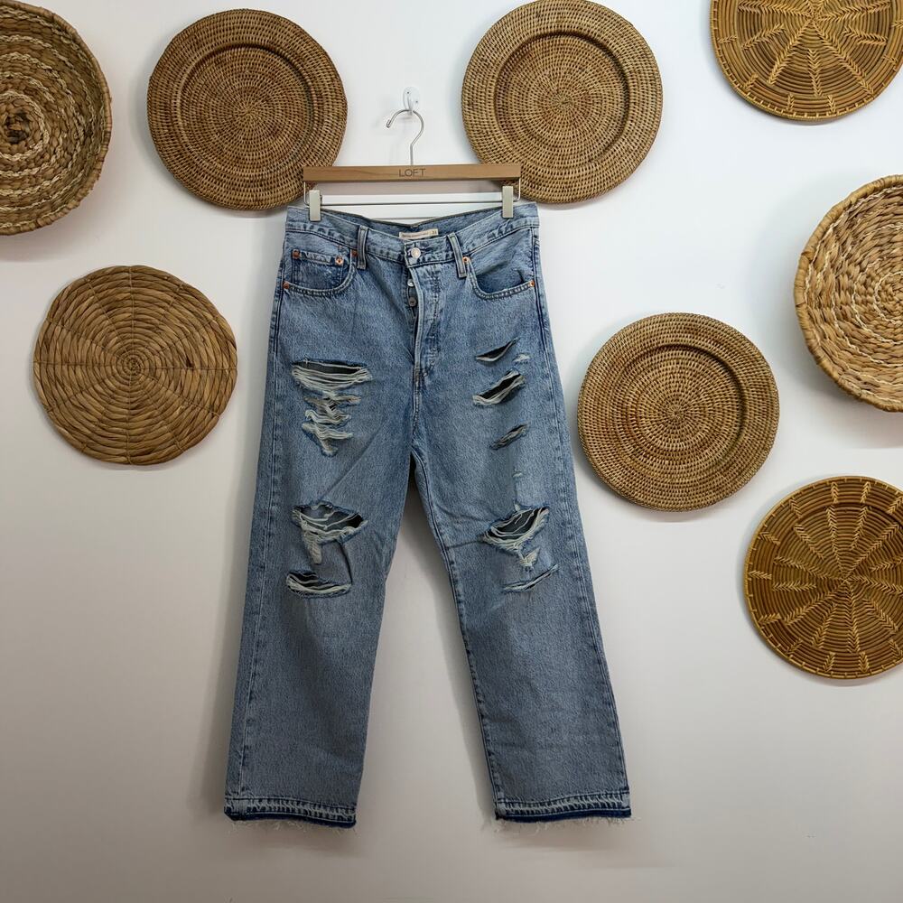 Levi's Ribcage Straight Ankle Jeans 31